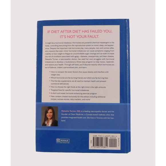 The Hormone Diet 3 Step Program by Natasha Turner 2010 Hardcover - Picture 2 of 6